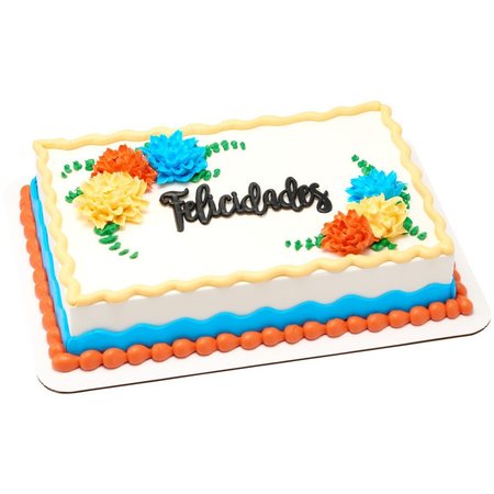 CAKEDRAKE Graduation Success Theme Spanish Cake Topper, Felicidades-Cake Decor Lay-On 2/PKG CD-DCP-23429-2/PKG